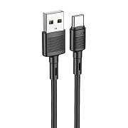Кабель USB - Type-C Hoco X83 15W 100см 3A  (black)