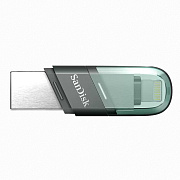 Флэш накопитель USB 32 Гб SanDisk Flip iXpand USB 3.1 (blue/silver)