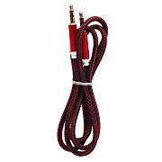 Кабель AUX (папа-папа) - AU111  100см   (red)