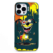 Чехол-накладка - SC335 для "Apple iPhone 13 Pro Max"  (собака) (dark green)