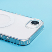 Чехол-накладка - SM006 SafeMag для "Apple iPhone 16e" (прозрачный)