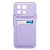 Чехол-накладка - SC337 с картхолдером для "Infinix Note 60" (light violet)