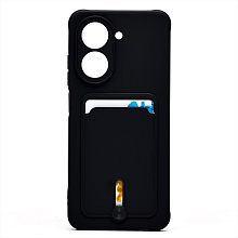 Чехол-накладка - SC304 с картхолдером для "Xiaomi Redmi A5" (black) (239980)