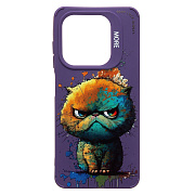 Чехол-накладка - SC335 для "TECNO Spark 20/Spark 20C" (кот) (violet)