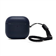Чехол - PCP12 для кейса "AirPods (4-го поколения)" экокожа (dark blue) (238205)