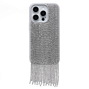 Чехол-накладка - PC095 POSH SHINE для "Apple iPhone 15 Pro" кристальный водопад (white titanium) (237164)