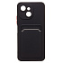 Чехол-накладка - SC337 с картхолдером для "Tecno Spark 40C" (black) (241447)