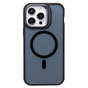 Чехол-накладка - SM026 SafeMag для "Apple iPhone 14 Pro Max" (black) (232165)
