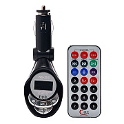 Автомобильный FM-трансмиттер Activ M-010  USB, mini jack 3,5 мм (black) 