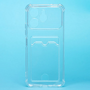 Чехол-накладка - SC276 с картхолдером для "Tecno Spark 40" (transparent) (241211)