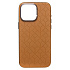 Чехол-накладка - SM089 SafeMag экокожа  для "Apple iPhone 15 Pro Max" (brown)