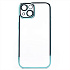 Чехол-накладка - PC073 с закрытой камерой для "Apple iPhone 14" (green) (213856)