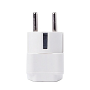 Переходник универсальный - с китайской на евро вилку - Premium 6см (white)