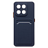 Чехол-накладка - SC337 с картхолдером для "Honor X7d 5G" (dark blue) (241710)