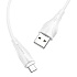 Кабель USB - micro USB Borofone BX18 12W 100см 2,4A  (white)