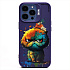 Чехол-накладка - SC335 для "Apple iPhone 13 Pro"  (кот) (violet) (227063)