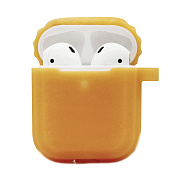 Чехол - SCP09 для кейса "Apple AirPods/AirPods 2" силиконовый люминесцентный (yellow)
