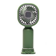 Вентилятор - портативный YM88206D (1 режим, 250 mah) (green) (240288)