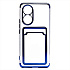Чехол-накладка - SC305 с картхолдером для "Honor 50/nova 9" (blue)