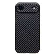 Чехол-накладка - SC347 carbon для "Apple iPhone 17 Air" (black) (243214)