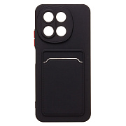 Чехол-накладка - SC337 с картхолдером для "Tecno Spark 30 5G" (black) (237661)