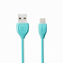 Кабель USB - Apple lightning Remax RC-050i Lesu 7,5W 100см 1,5A  (sky blue)