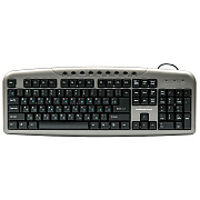 Клавиатура Nakatomi Navigator-Multimedia KN-11U мембранная USB (gray)