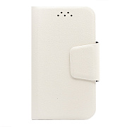 Универсальный чехол-книжка Activ A501-52 Magic Element 3.5-4.3 (white gold) откр.вбок (white)
