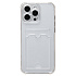 Чехол-накладка - SC276 с картхолдером для "Apple iPhone 16 Pro Max" (transparent)