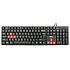 Клавиатура Dialog Standart KS-030U мембранная USB (black/red)
