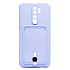 Чехол-накладка - SC304 с картхолдером для "Xiaomi Redmi Note 8 Pro" (light violet) (208791)