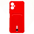Чехол-накладка - SC304 с картхолдером для "Tecno Spark 9 Pro" (red)