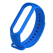 Ремешок - WB13 Xiaomi Mi Band 5/Mi Band 6 силикон на кнопке (регулируемый) (light blue)