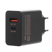Адаптер Сетевой - TAU15 PD USB/Type-C 35W (black)