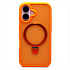 Чехол-накладка - SM088 SafeMag  для "Apple iPhone 16" (orange) (236509)