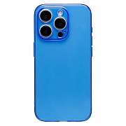 Чехол-накладка - SC344 для "Apple iPhone 15 Pro" (transparent/blue) (232010)