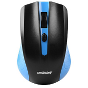 Мышь оптическая беспроводная Smart Buy SBM-352AG-BK ONE (blue/black)