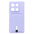 Чехол-накладка - SC304 с картхолдером для "Infinix Note 30 Pro" (light violet) (228183)