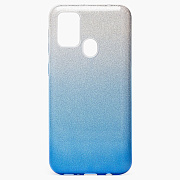 Чехол-накладка - SC097 Gradient для "Samsung SM-M315 Galaxy M31" (blue/silver)
