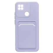 Чехол-накладка - SC315 с картхолдером для "Xiaomi Redmi 10A" (light violet)