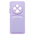 Чехол-накладка - SC337 с картхолдером для "Tecno Spark 30 4G" (light violet) (237642)