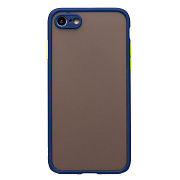 Чехол-накладка - PC041 для "Apple iPhone 7/iPhone 8/iPhone SE 2020" (dark blue/black)