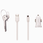 Bluetooth-гарнитура Fineblue F-S998 3in1 (white)