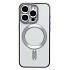 Чехол-накладка - SM027 SafeMag для "Apple iPhone 15 Pro" (silver) (232345)