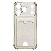 Чехол-накладка - SC300 с картхолдером для "Apple iPhone 17 Pro" (black)