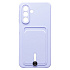 Чехол-накладка - SC304 с картхолдером для "Samsung Galaxy A26 5G" (light violet) (239382)