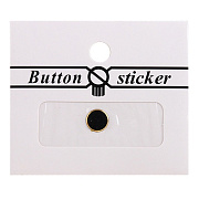Наклейка Touch стикер-кнопка для Apple iPhone 5 (black/gold) (black/gold) 