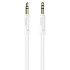 Кабель AUX (папа-папа) Hoco UPA16  100см   (white)