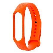 Ремешок - WB08 Xiaomi Mi Band 3/Mi Band 4 силикон на кнопке (регулируемый) (orange)