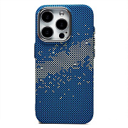 Чехол-накладка Luxo Creative PC  для "Apple iPhone 15 Pro" (135) (blue/green)